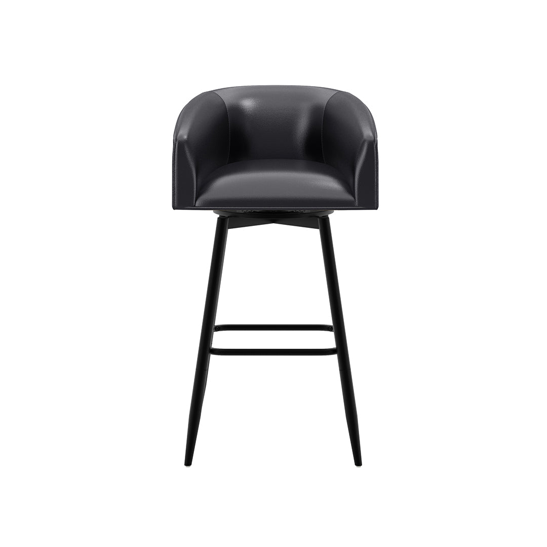 Barrel Bar Stool - Black