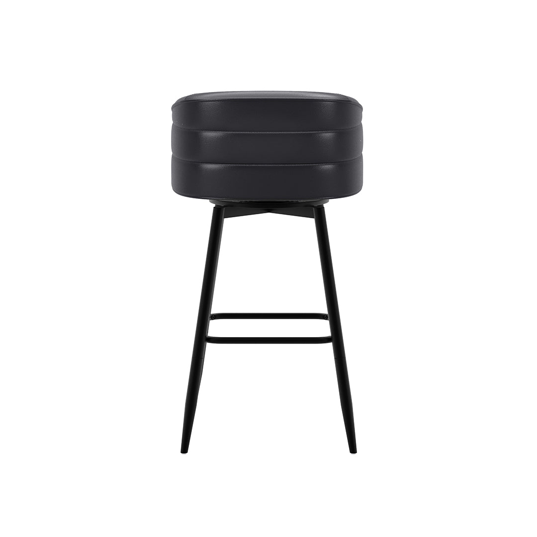Barrel Bar Stool - Black