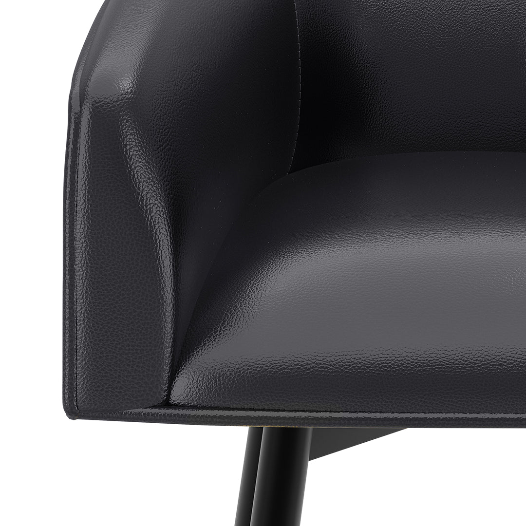 Barrel Bar Stool - Black