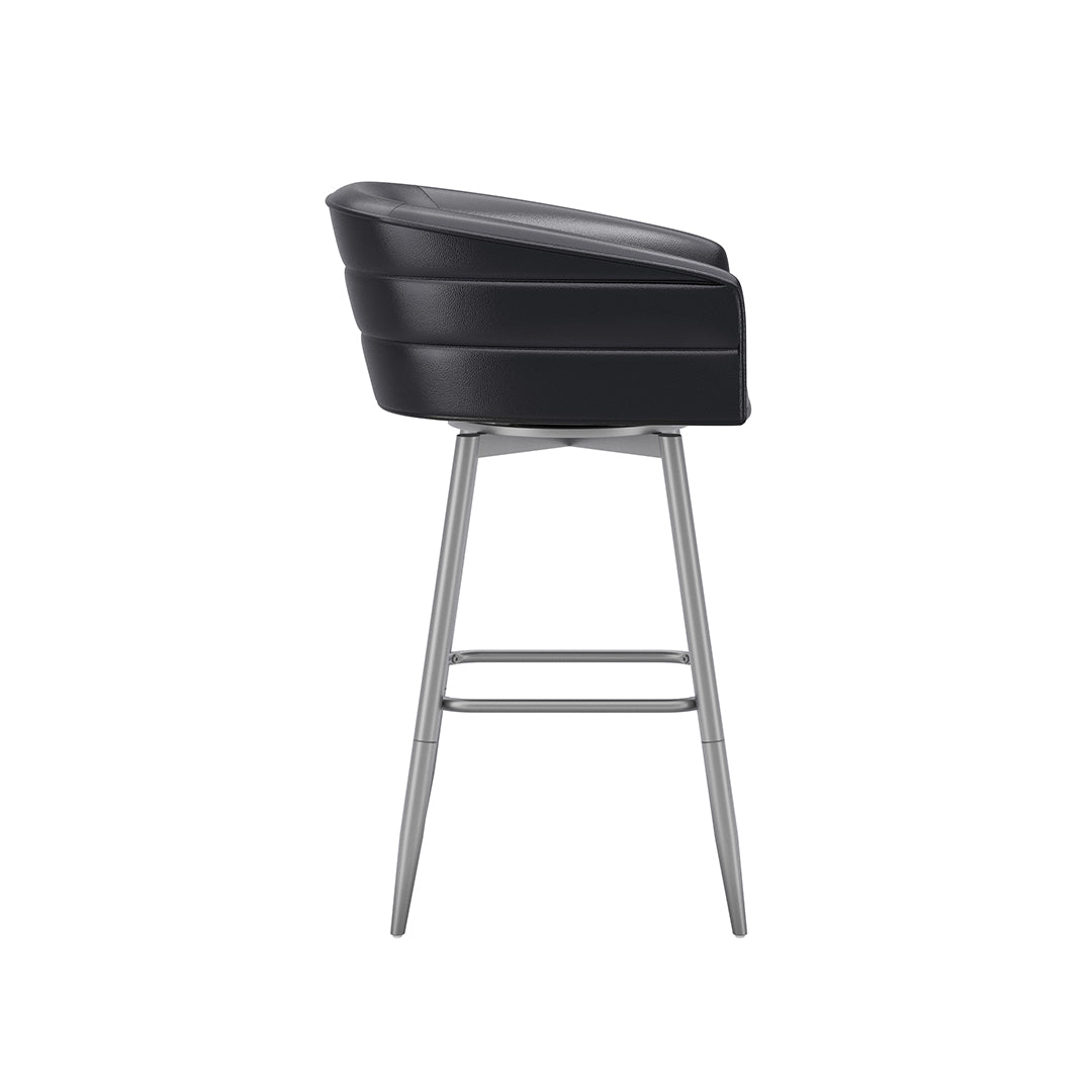 Barrel Bar Stool - Black