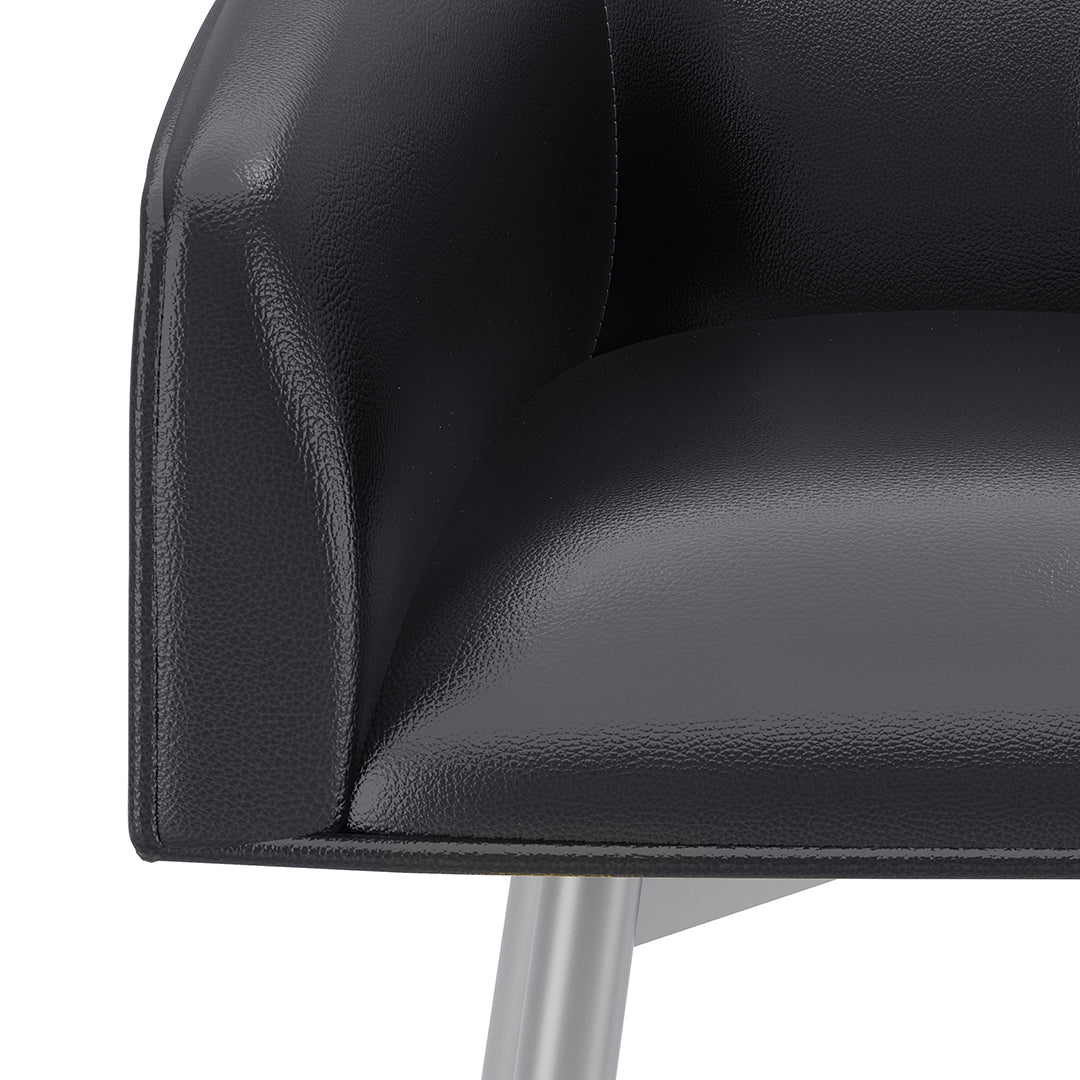 Barrel Bar Stool - Black