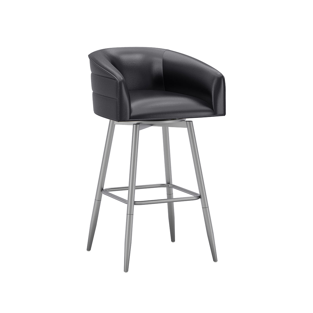 Barrel Bar Stool - Black