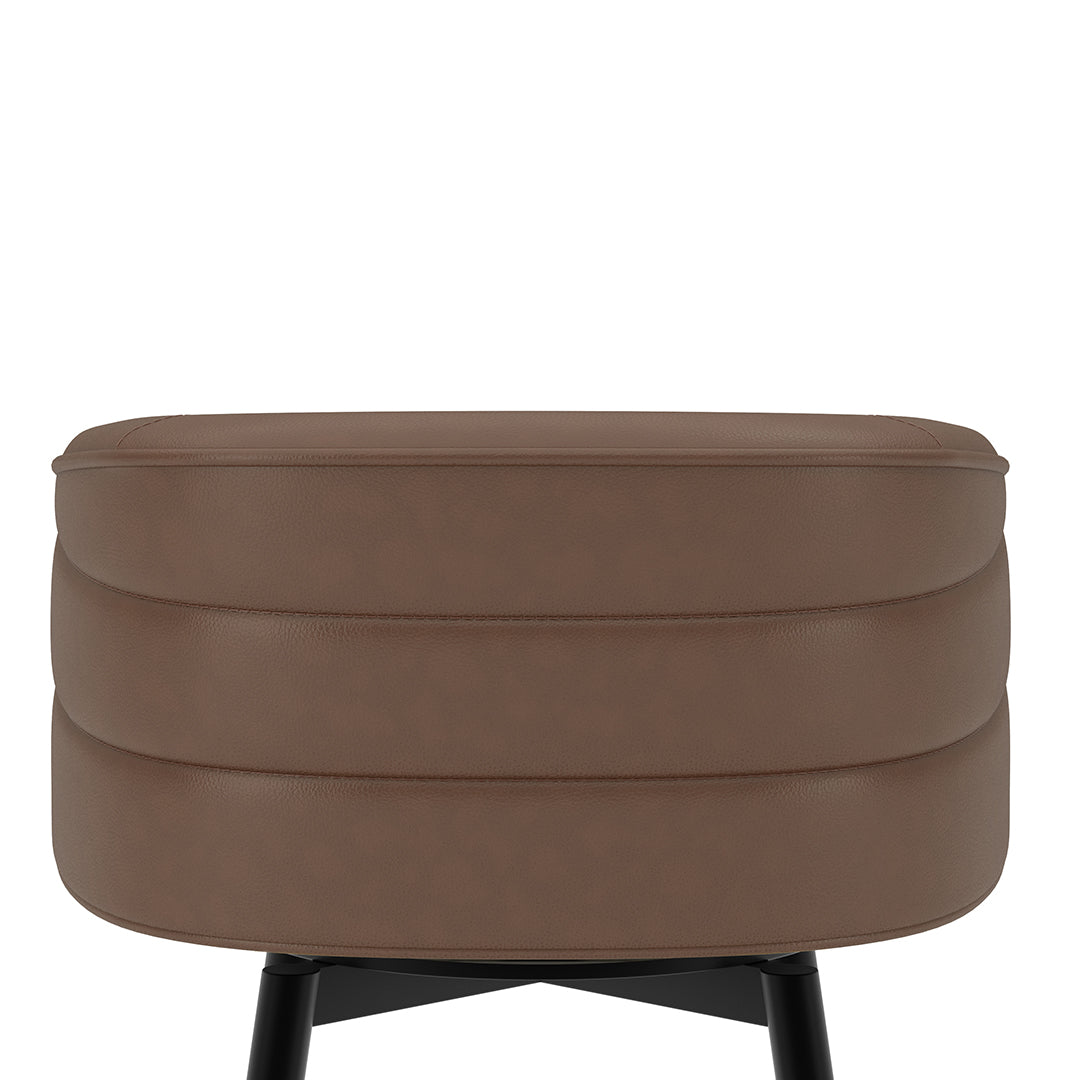 Barrel Bar Stool - Brown