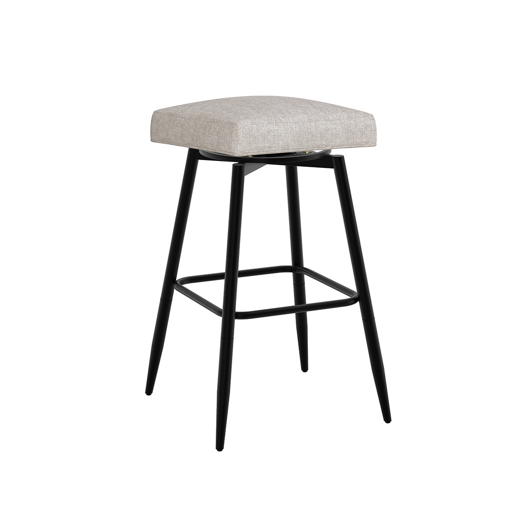 Square Bar Stool - Beige