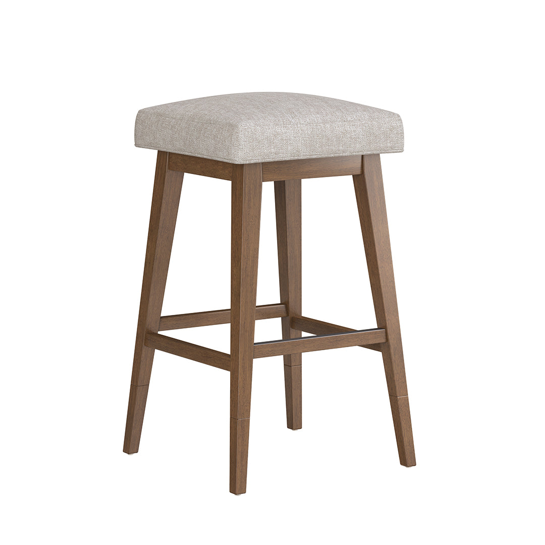 Square Bar Stool - Beige