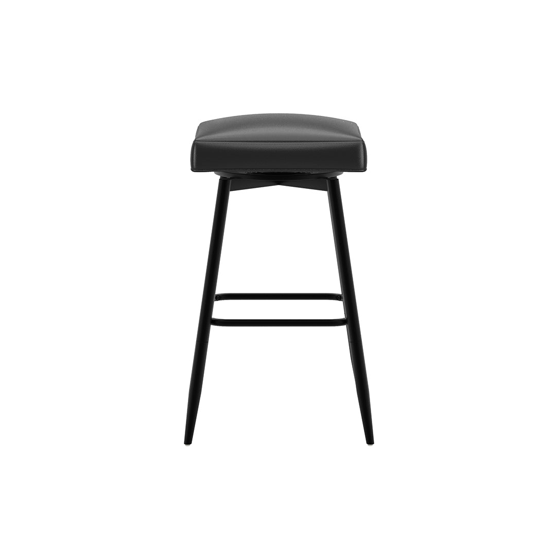 Square Bar Stool - Black