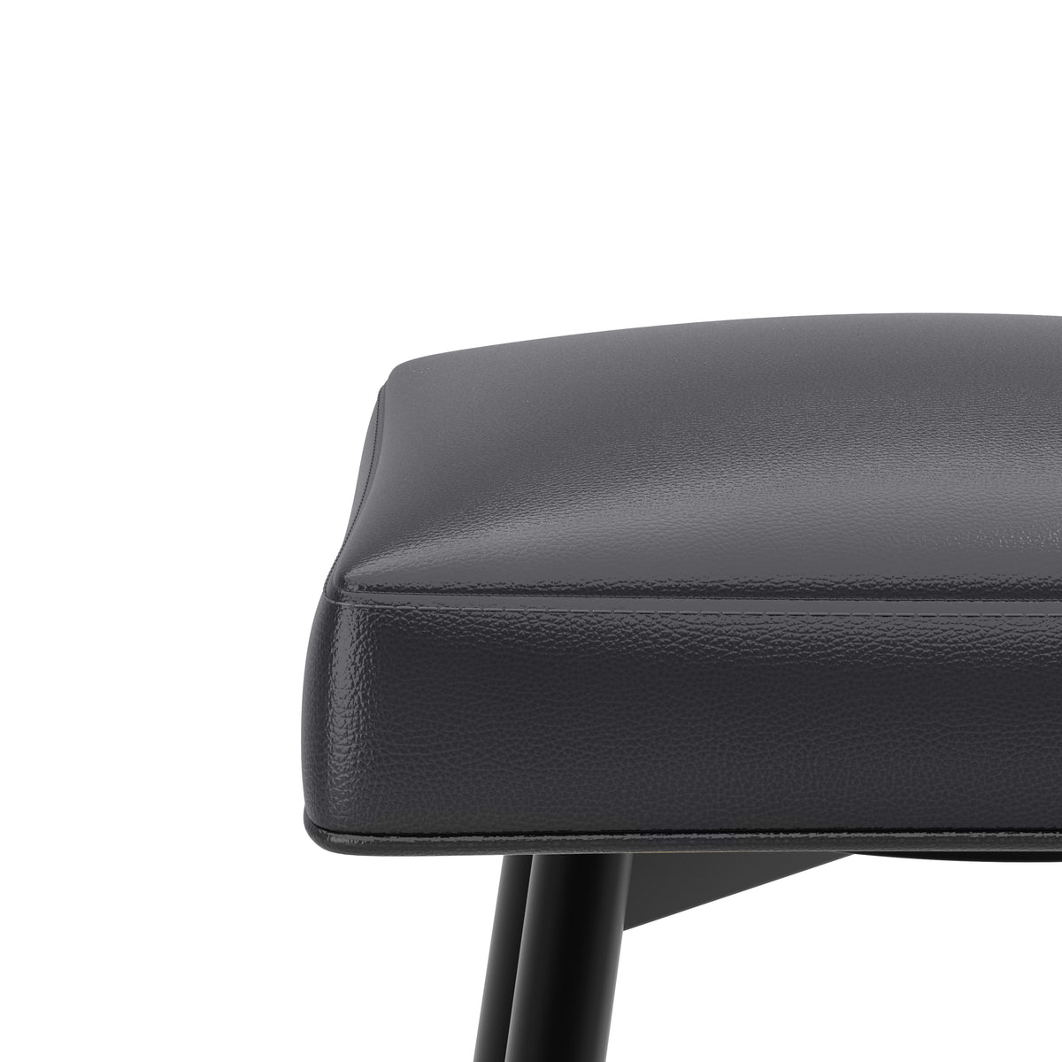 Square Bar Stool - Black