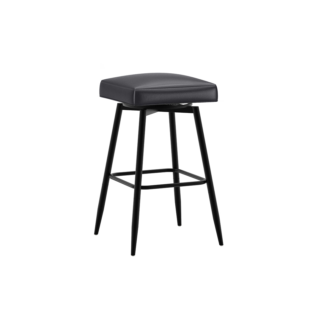 Square Bar Stool - Black
