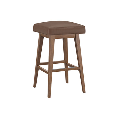 Square Bar Stool - Brown