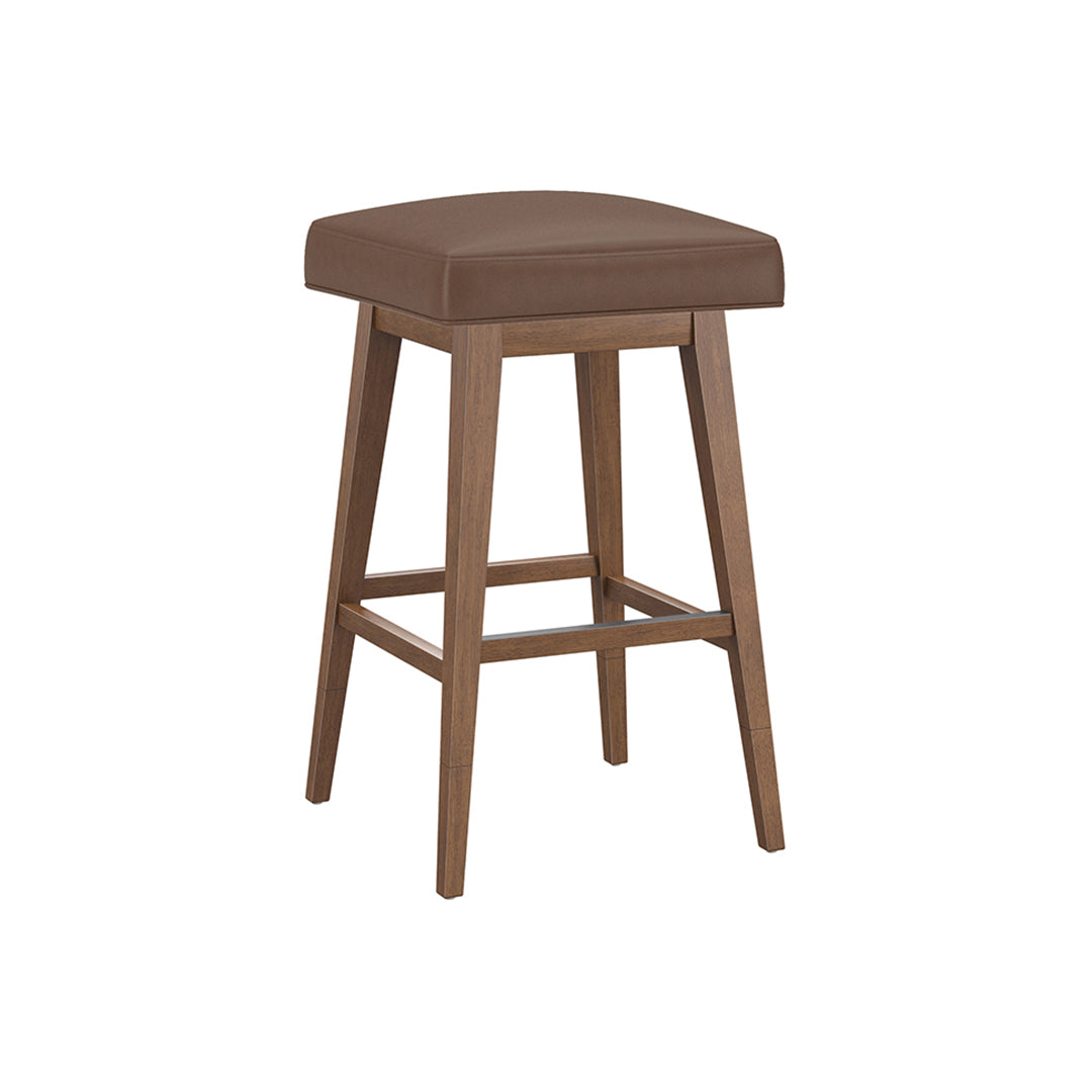 Square Bar Stool - Brown