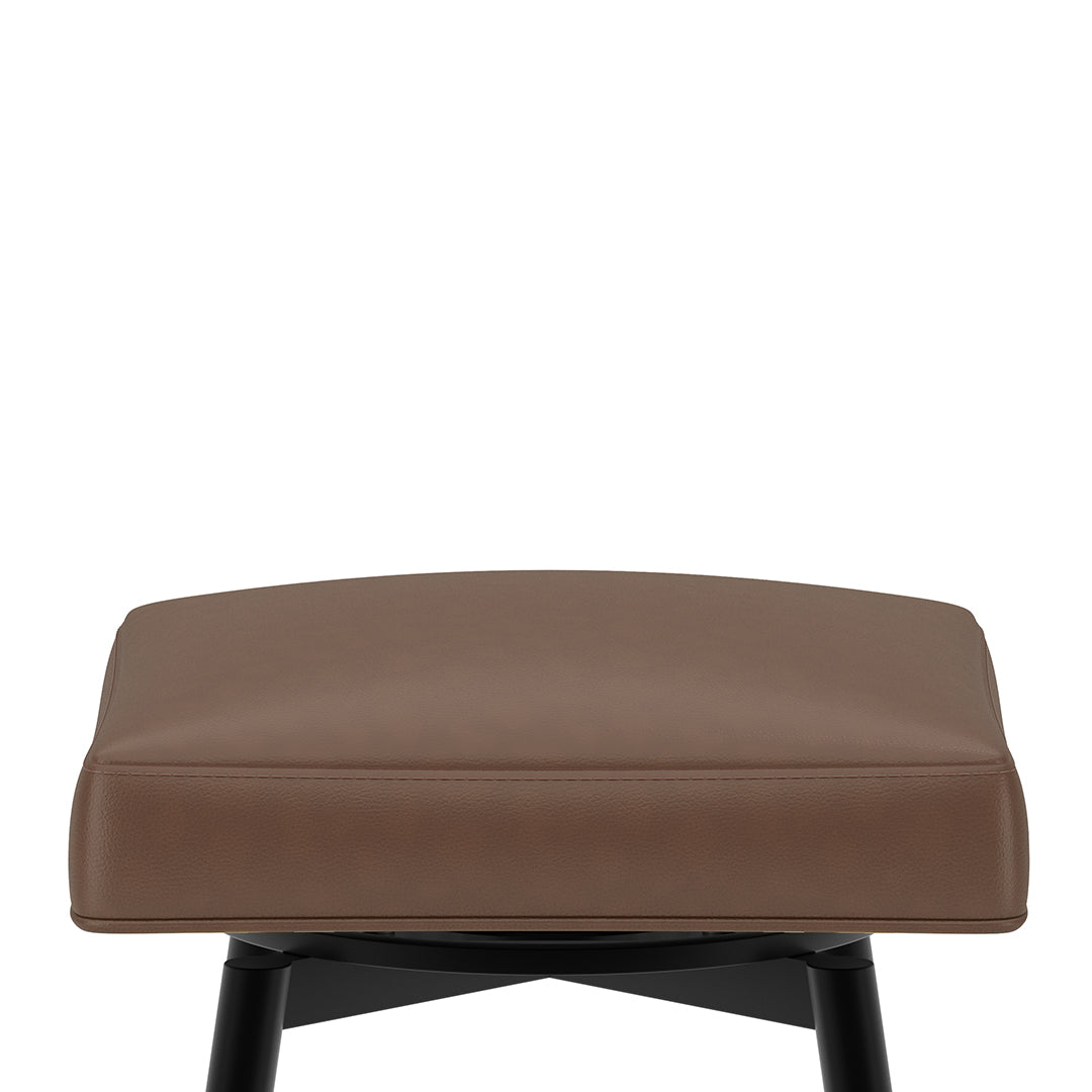 Square Bar Stool - Brown