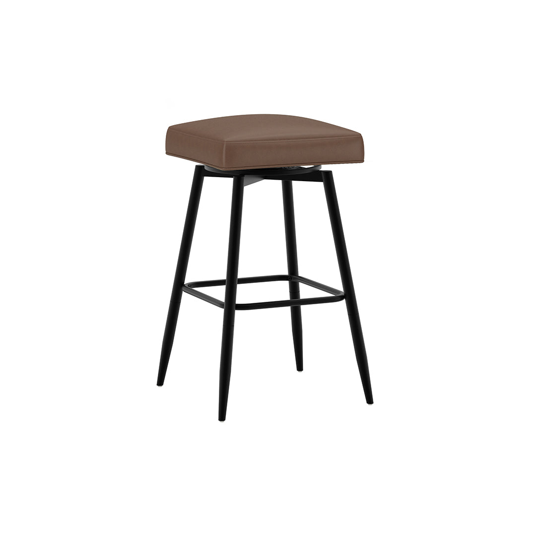 Square Bar Stool - Brown