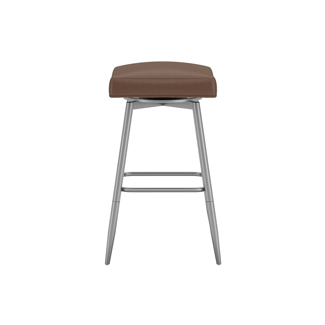 Square Bar Stool - Brown