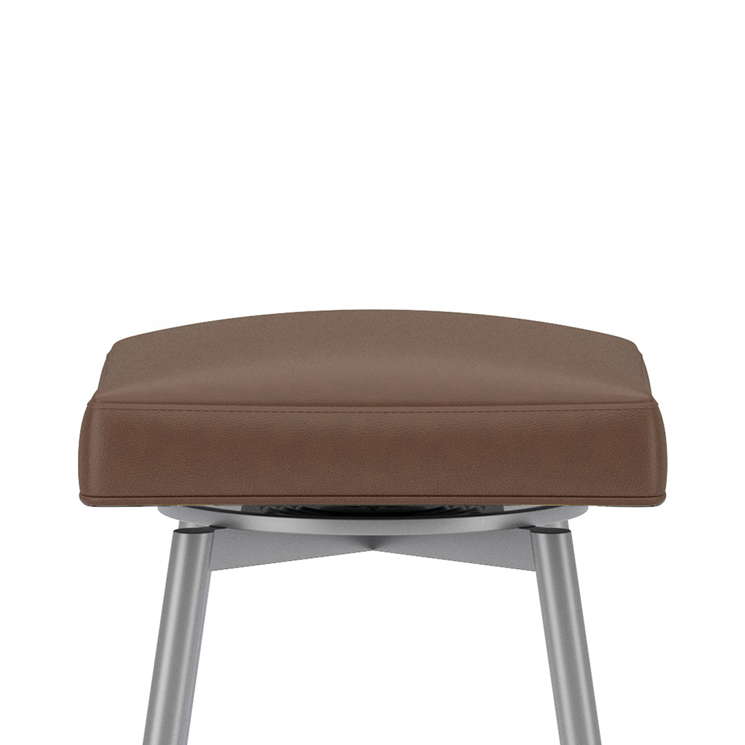Square Bar Stool - Brown