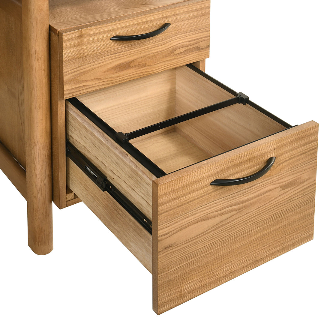 Roldan Computer Desk with Filing Drawers