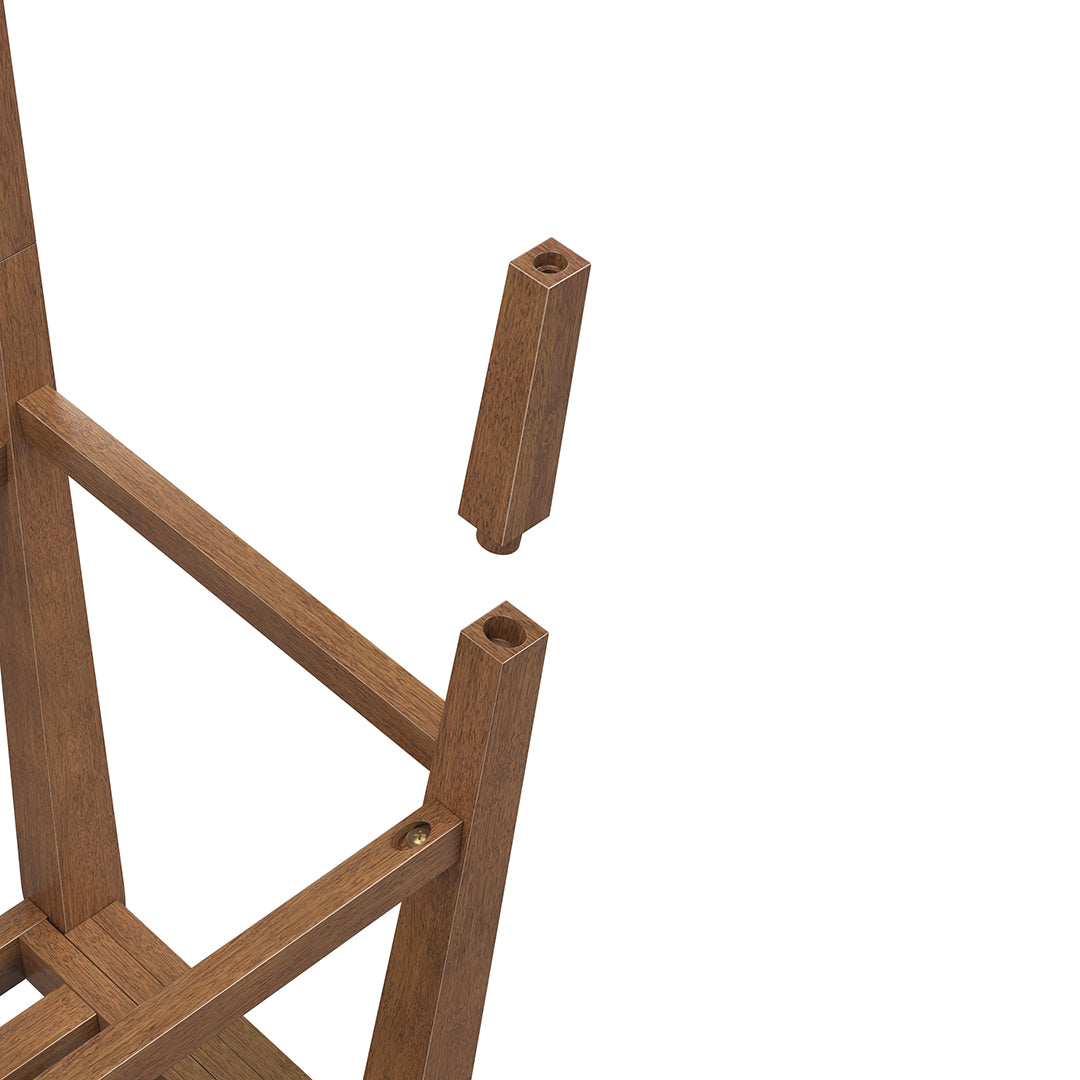 Square Bar Stool - Beige