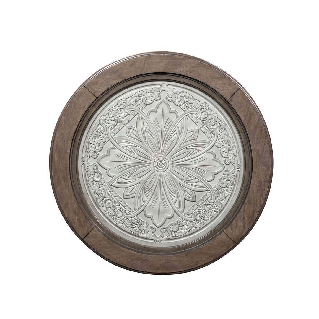 Heartland Round Cocktail Table from Liberty Furniture in White Veneer - Additional view 4
