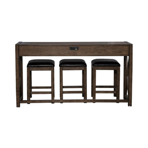 Lennox Console Table with Stools