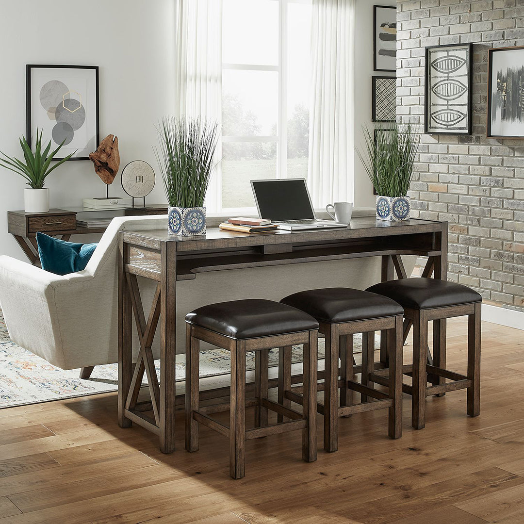 Lennox Console Table with Stools