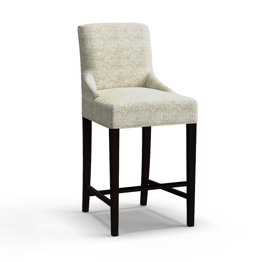 Taburete de mostrador tapizado Angelina 