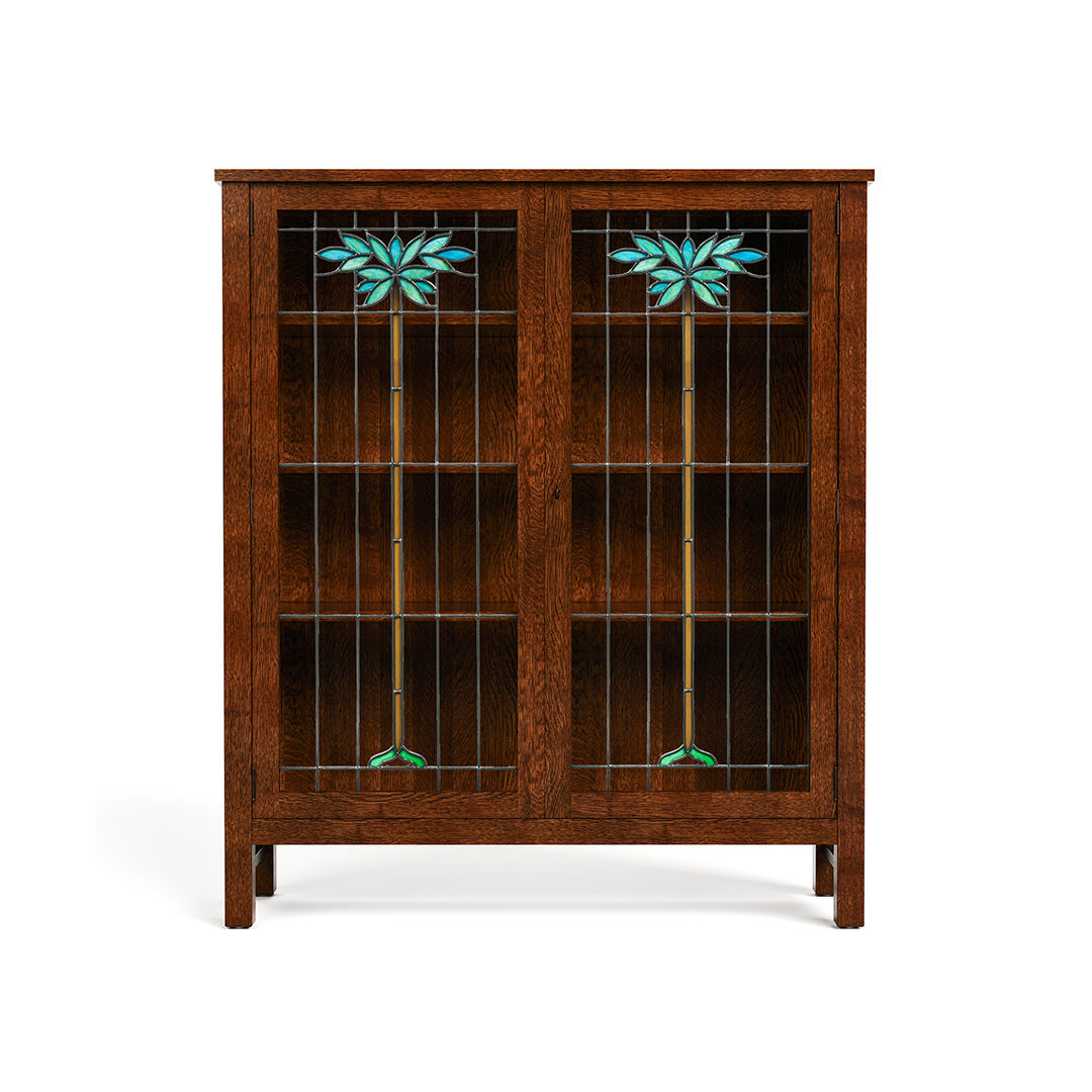 Collectors Edition from L and J.G. Stickley Inc in Brown Solid Wood with LED Lighting, Made in USA - Front view