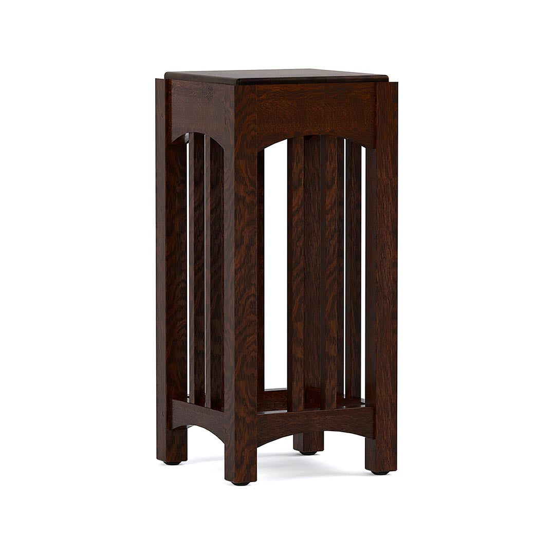 Mesa de bebidas con cubierta de cobre Mission 