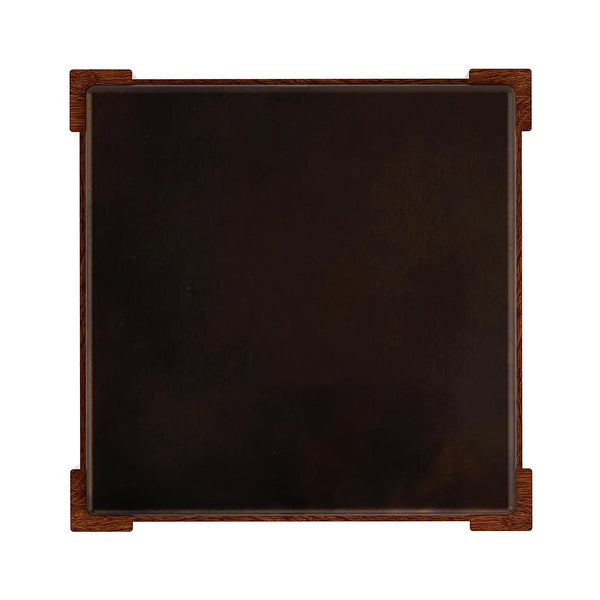 Mesa de bebidas con cubierta de cobre Mission 
