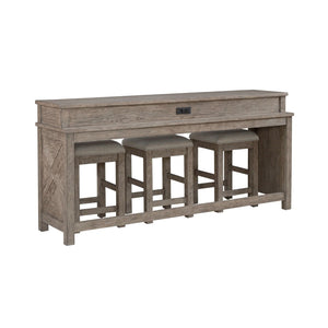 Skyview Lodge Console Table with Stools