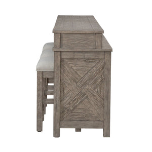 Skyview Lodge Console Table with Stools