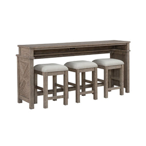 Skyview Lodge Console Table with Stools