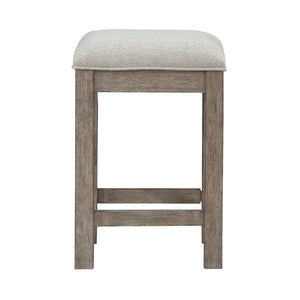 Skyview Lodge Upholstered Stool