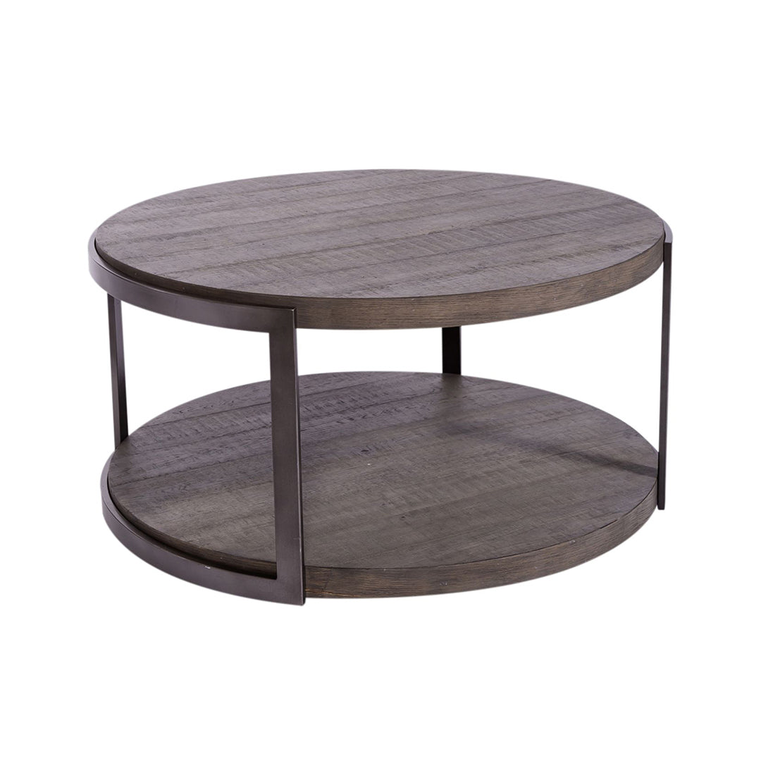 Modern View Round Cocktail Table