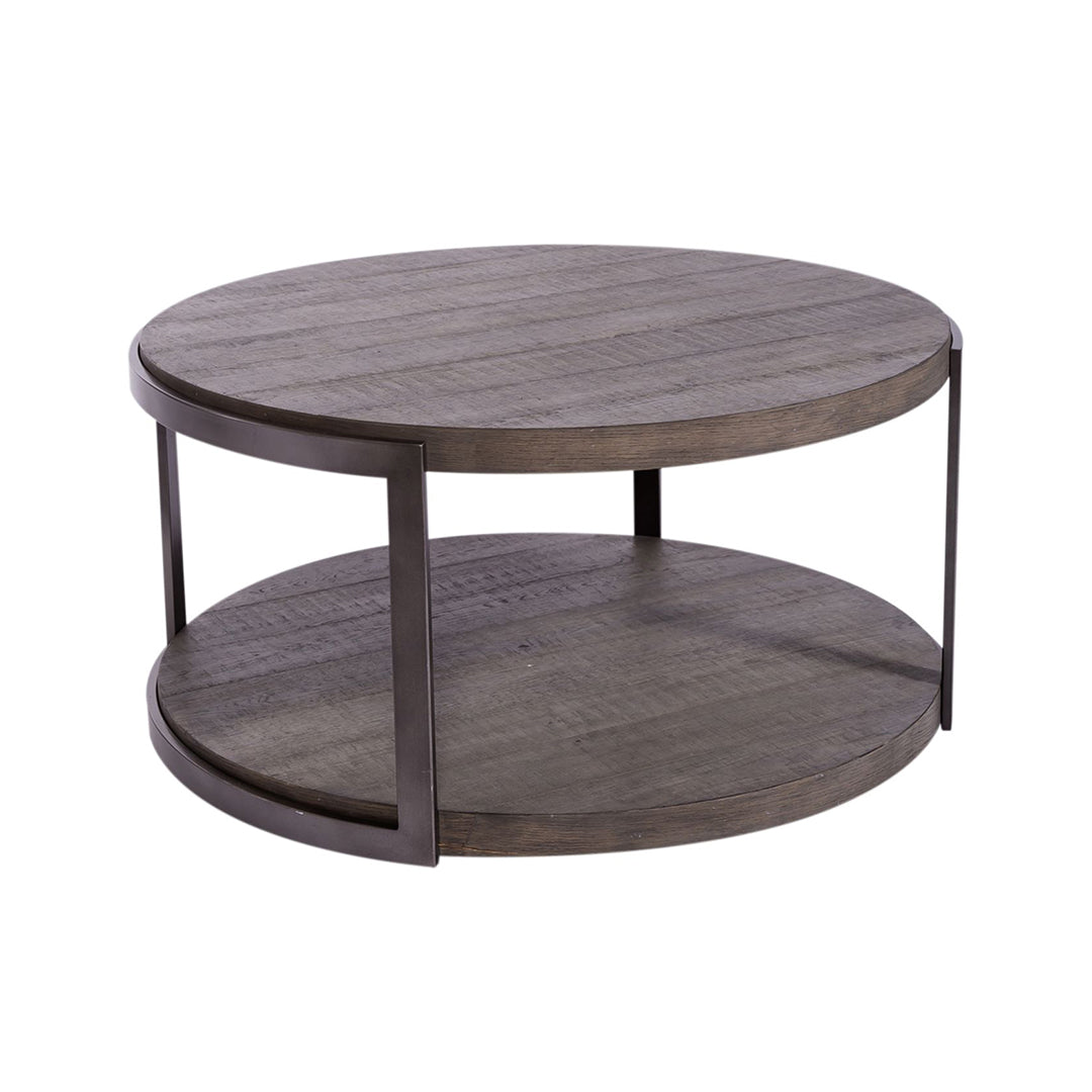 Modern View Round Cocktail Table
