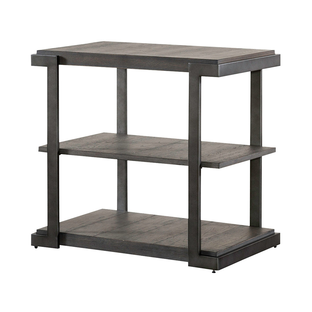 Modern View Tiered End Table from Liberty Furniture in Gray
