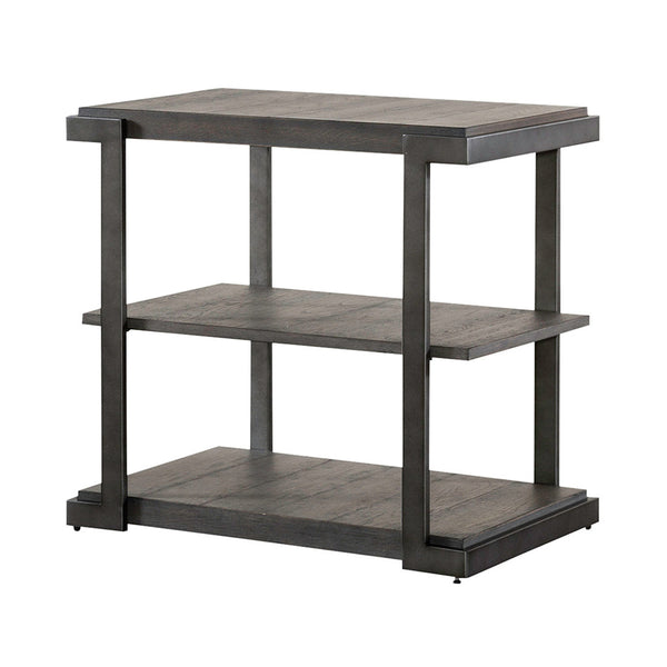 Modern View Tiered End Table from Liberty Furniture in Gray
