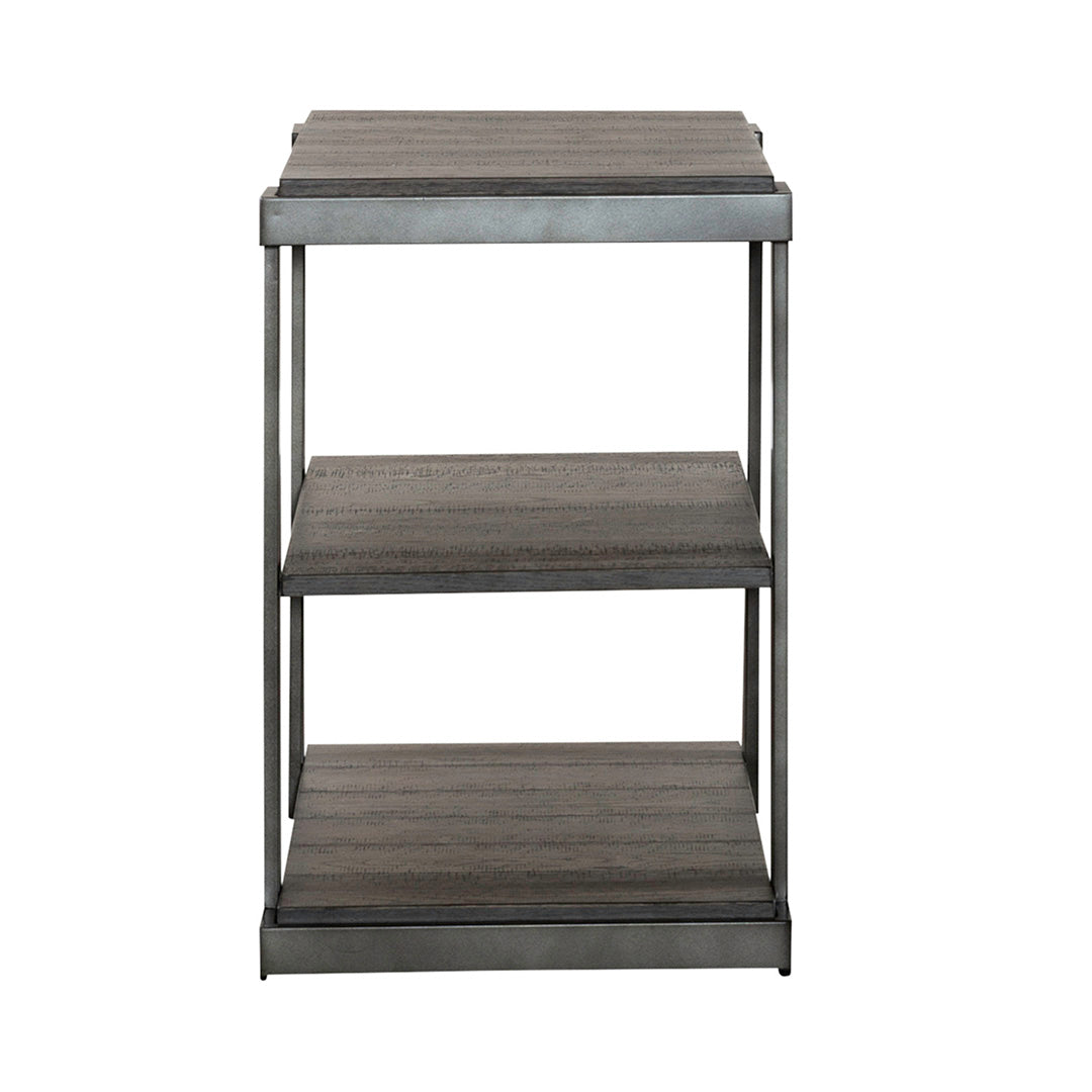 Modern View Tiered End Table from Liberty Furniture in Gray - Additional view 4