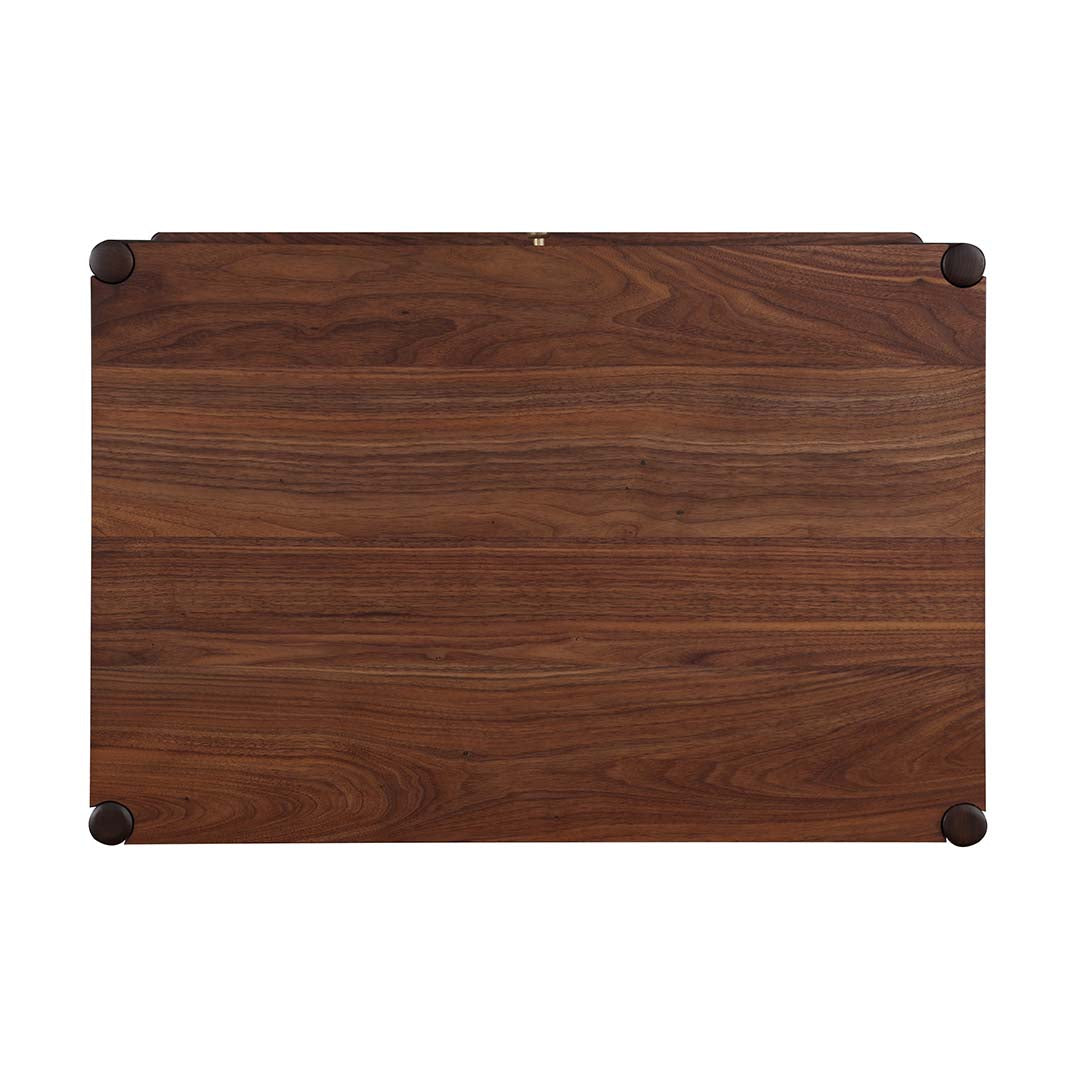 Mesita de noche abierta Walnut Grove 