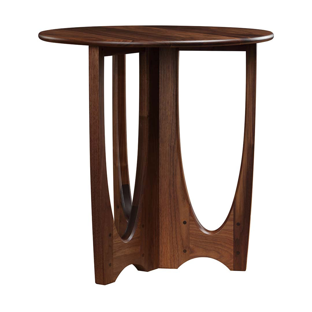 Mesa auxiliar redonda Walnut Grove 
