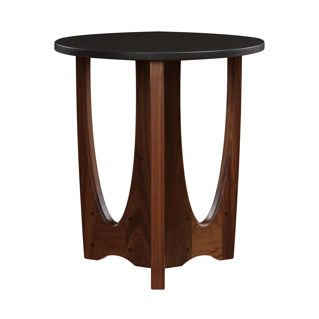 Mesa de bebidas Walnut Grove - Tapa de piedra 