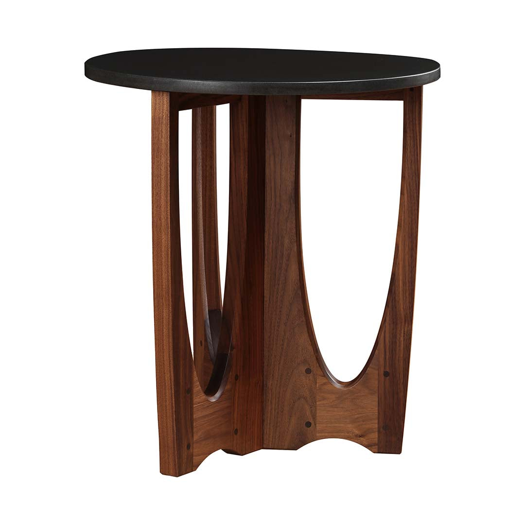 Mesa de bebidas Walnut Grove - Tapa de piedra 