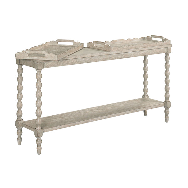 Mesa consola de cambray 
