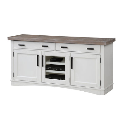 Modern Roots TV Console in blue from PRKH