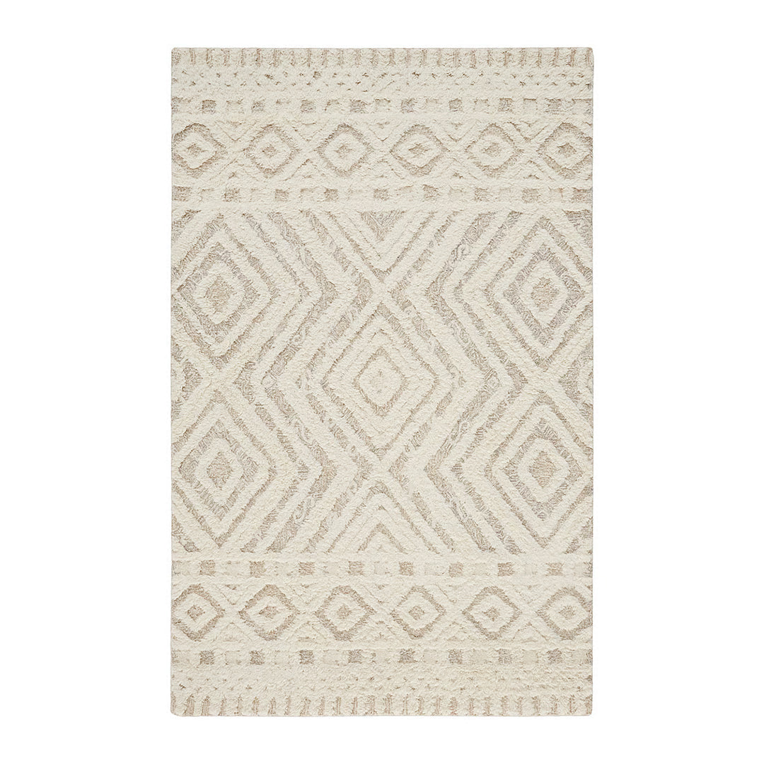 Alfombra beige Anica 