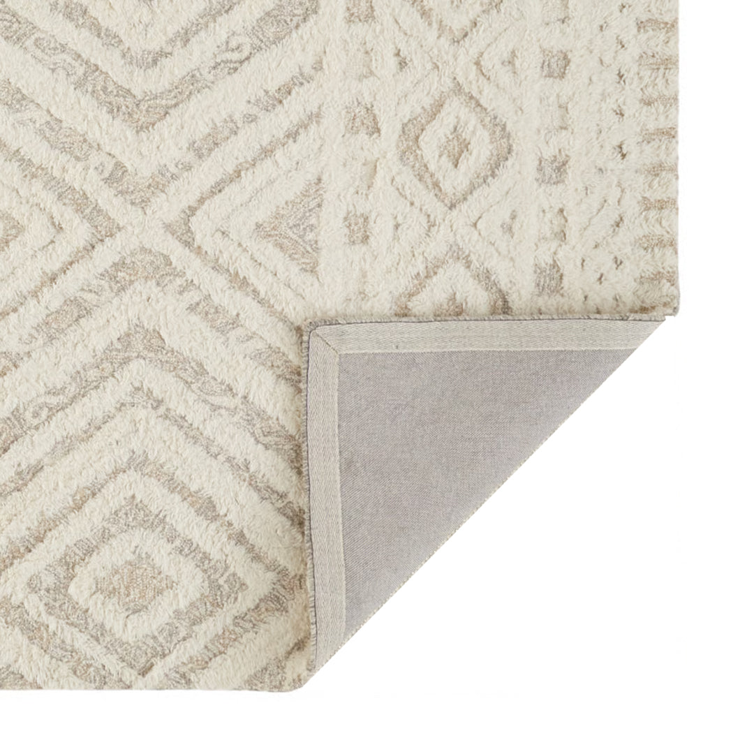 Alfombra beige Anica 