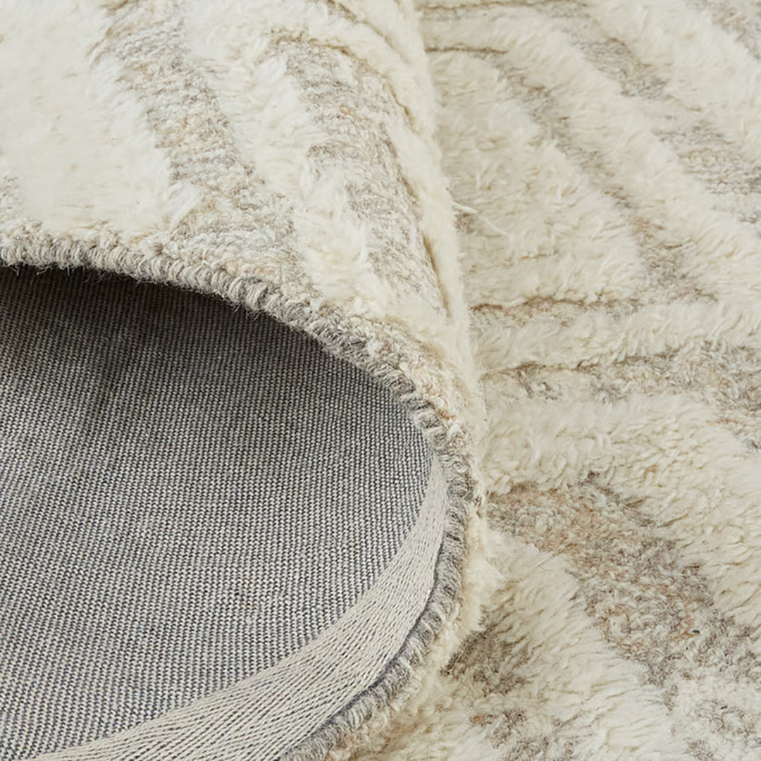 Alfombra beige Anica 