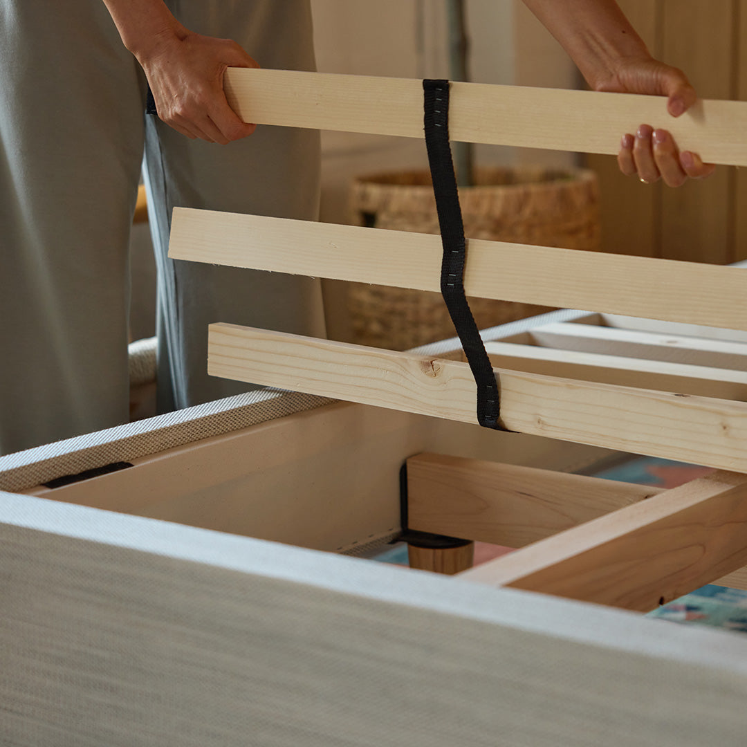 Avocado Green Mattress Foundation with Legs