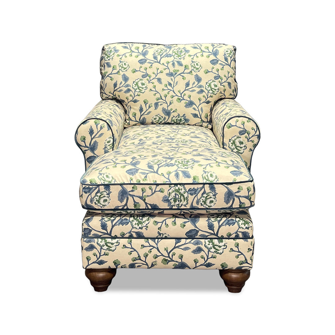 Adeline Chaise Lounge from Best Home Furnishings in Yellow Polyester with Hardwood Frame, Reversible Cushions, Made in USA - Detail view