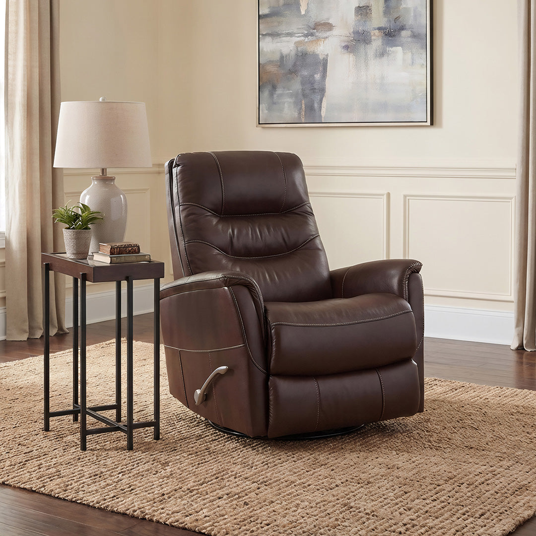 Alta Leather Swivel Glider Recliner