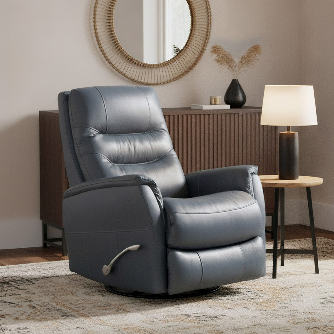 Alta Leather Swivel Glider Recliner