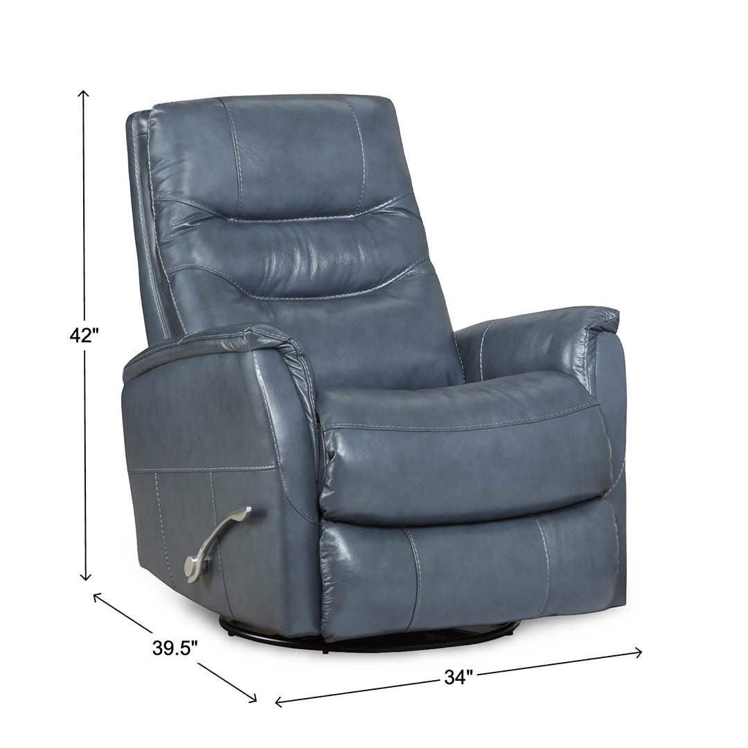 Alta Leather Swivel Glider Recliner